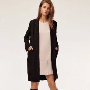 Aritzia Babaton Trent Long Blazer Jacket Black Size 0